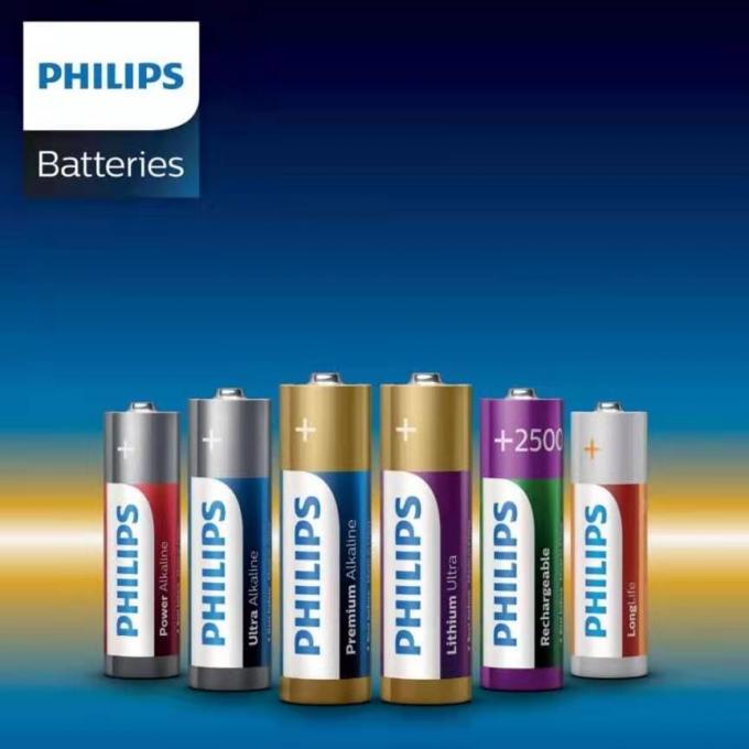 Batterie durature extra ultra alcaline per tutto il metà di all'alta batteria di dimensione di PHILIPS Ultra Alkaline aa dei dispositivi dello scolo